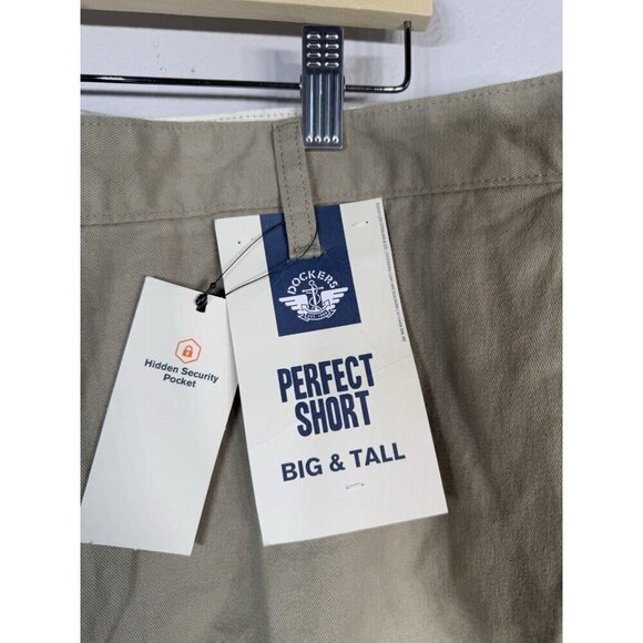 Dockers The Perfect Short Casual Utility Shorts Khaki Men Big & Tall Size 52 NWT - Picture 8 of 15